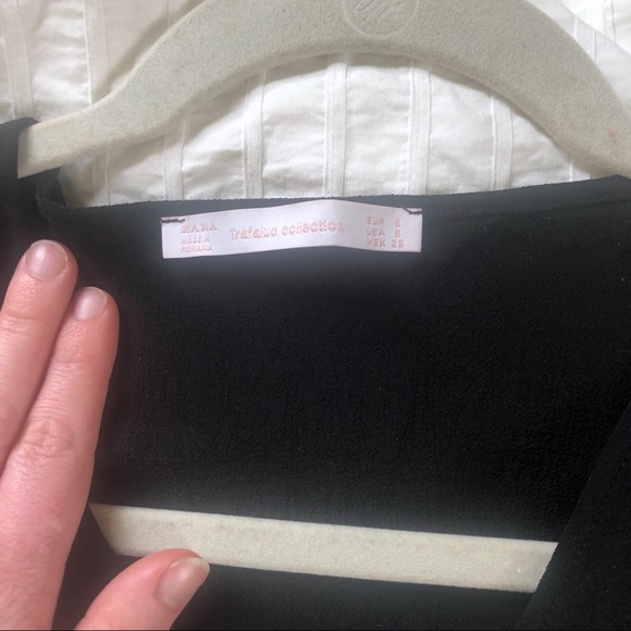 Zara Trafaluc Black Crepe Dress - Picture 4 of 6